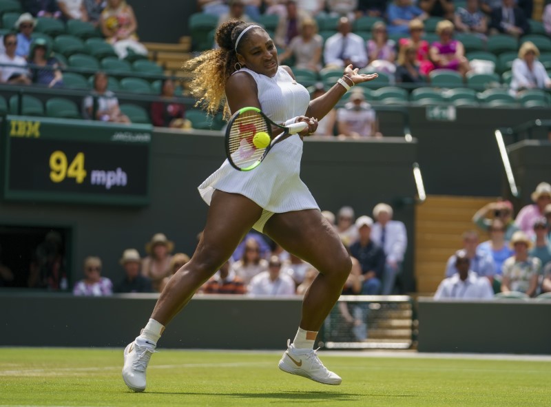 Serena fined $10,000 for damaging Wimbledon court