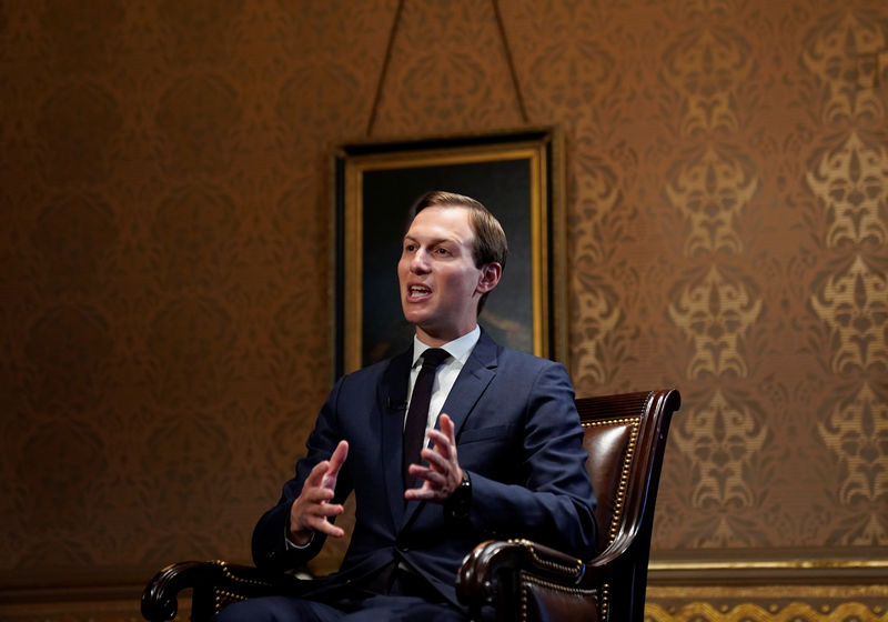 © Reuters. Jared Kushner speaks during an interview with Reuters