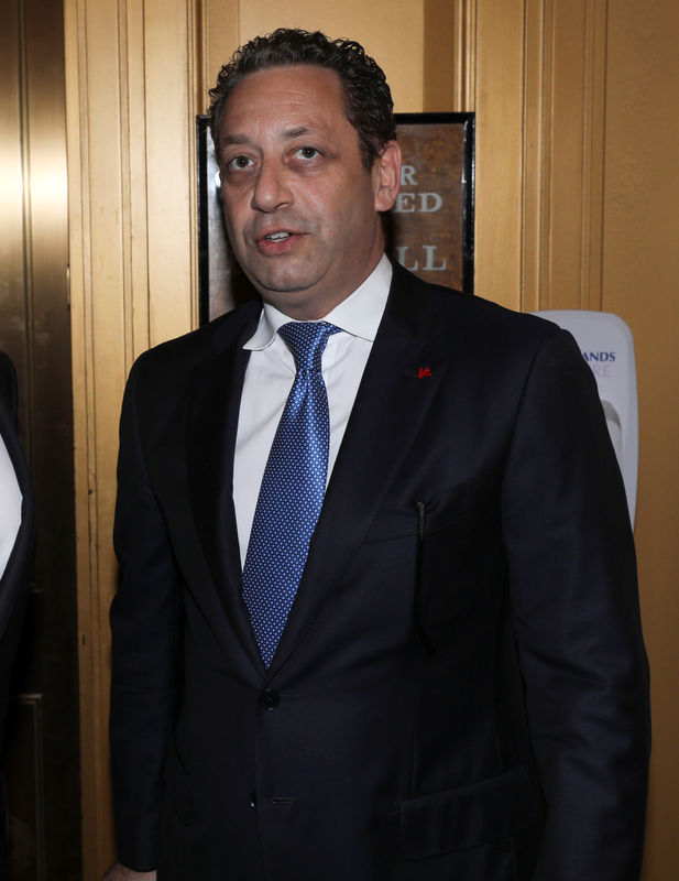 © Reuters. Felix Sater arrives for a closed-door interview with the House Intelligence Committee on Capitol Hill in W