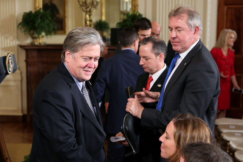 © Reuters. Britain's ambassador to U.S. Darroch arrives at Trump-May joint news conference at the White House in Washington