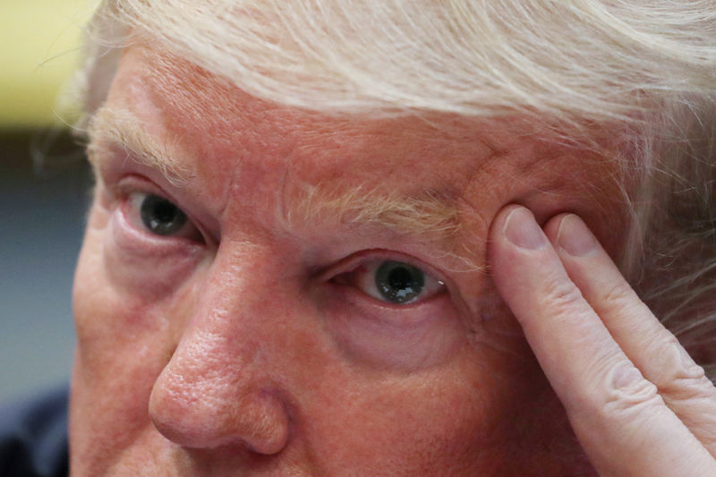 © Reuters. Foto de archivo del presidente de EEUU, Donald Trump, en la Casa Blanca