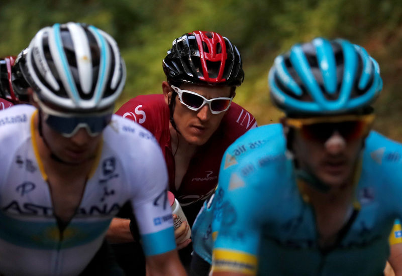 Crash-hit Thomas satisfied with Tour de France condition