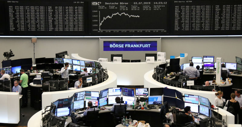 European shares flat after mixed corporate results