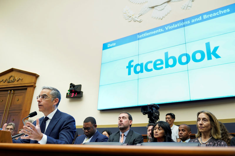 © Reuters. David Marcus, CEO of Facebook’s Calibra, testifies to the House Financial Services Committee in Washington.