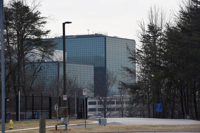 © Reuters. FILE PHOTO: The National Security Agency (NSA) headquarters is seen in Fort Meade, Maryland