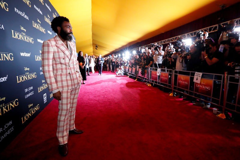 © Reuters. FILE PHOTO: World Premiere of Disney's Lion King movie in Los Angeles