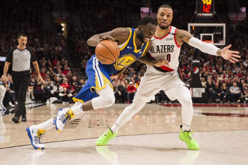 © Reuters. NBA: Playoffs-Golden State Warriors at Portland Trail Blazers