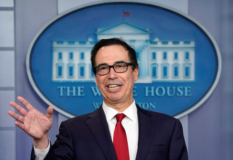U.S., China to hold trade talks early next week: U.S. Treasury chief