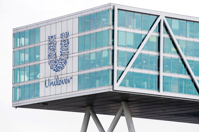 © Reuters. FILE PHOTO: Unilever headquarters in Rotterdam
