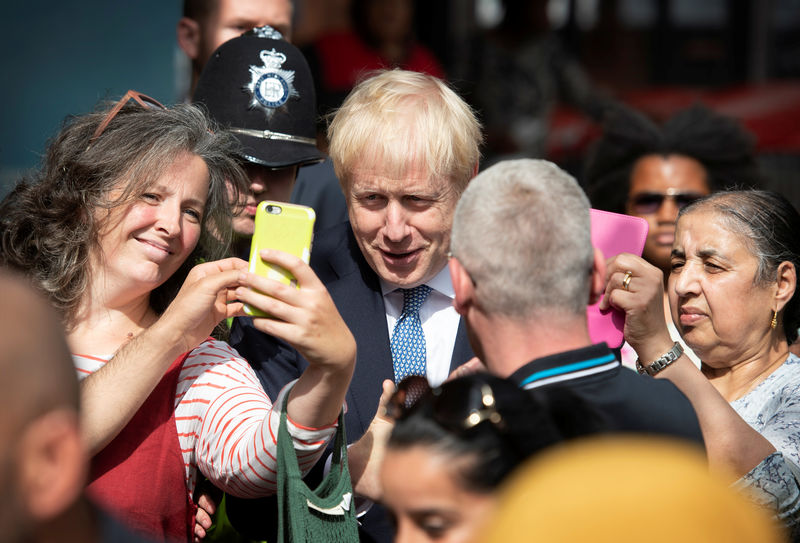 © Reuters. Prime Minister Boris Johnson visits Birmingham