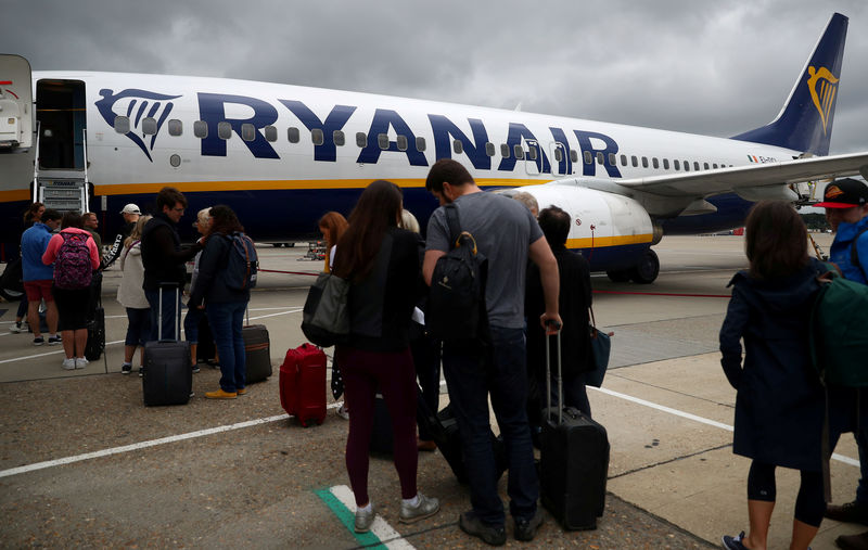 Lucro da Ryanair cai 21% com excesso de capacidade derrubando preço de passagens
