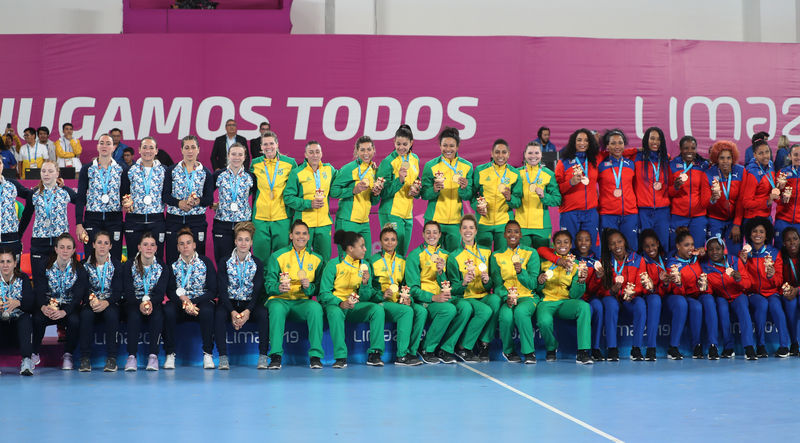 Brazil and Argentina renew rivalry on Pan Am handball court