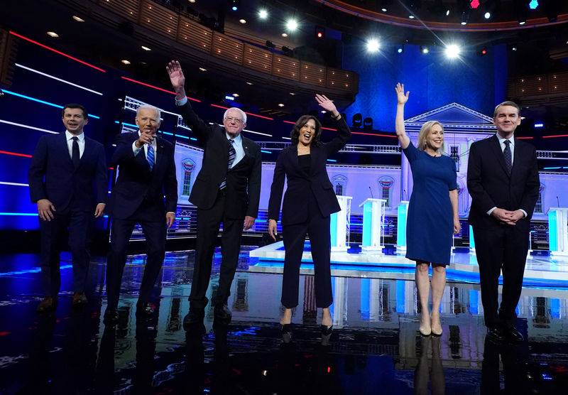 Biden e Harris se enfrentam em 2ª rodada de debates de presidenciáveis democratas dos EUA