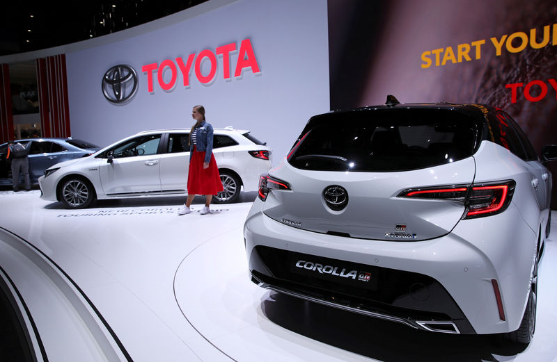 © Reuters. FILE PHOTO: 89th Geneva International Motor Show in Geneva