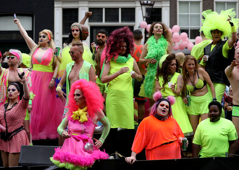 Amsterdam Canal Pride Parade Celebrates Stonewall Anniversary By Reuters