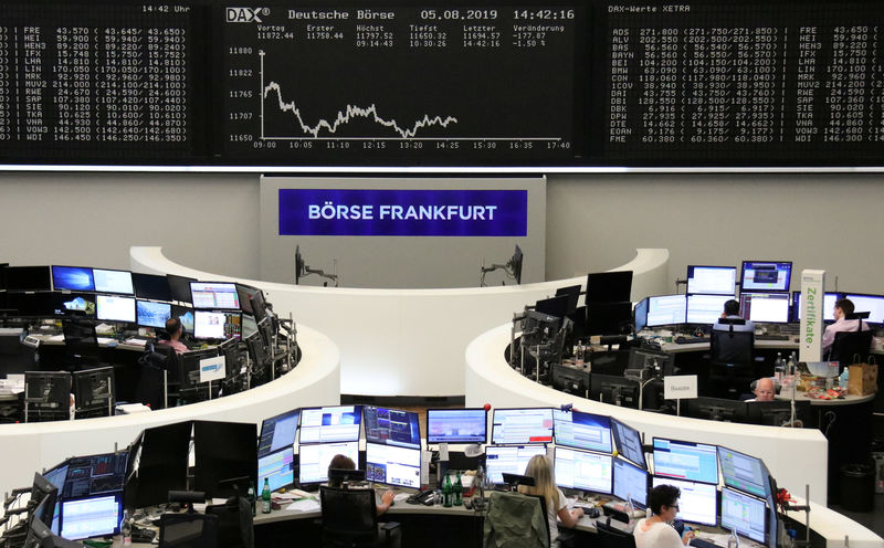 German data props up European shares after two-day sell-off