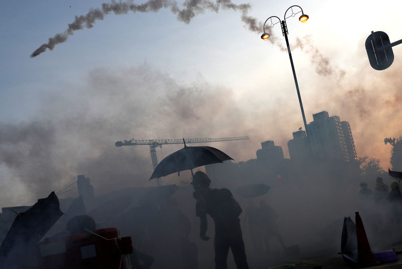 Chinese official says Hong Kong facing biggest crisis since 1997