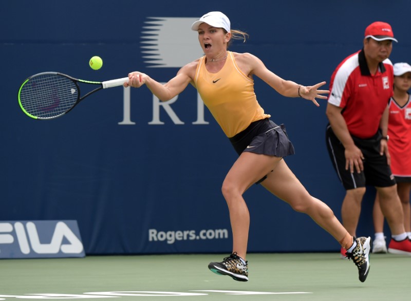 Halep Survives Brady Test To Reach Last 16 In Toronto By Reuters