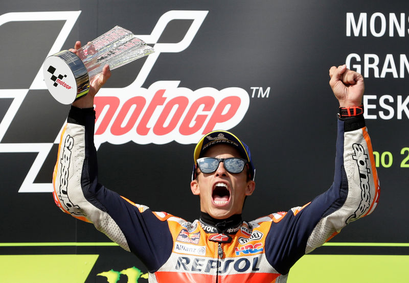 MotoGP leader Marquez takes record 59th pole in Austria