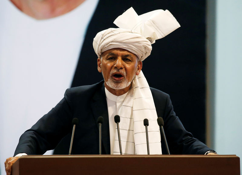 © Reuters. الرئيس الأفغاني: السلام قادم لكن لا يمكن للغرباء تحديد مستقبل بلادنا