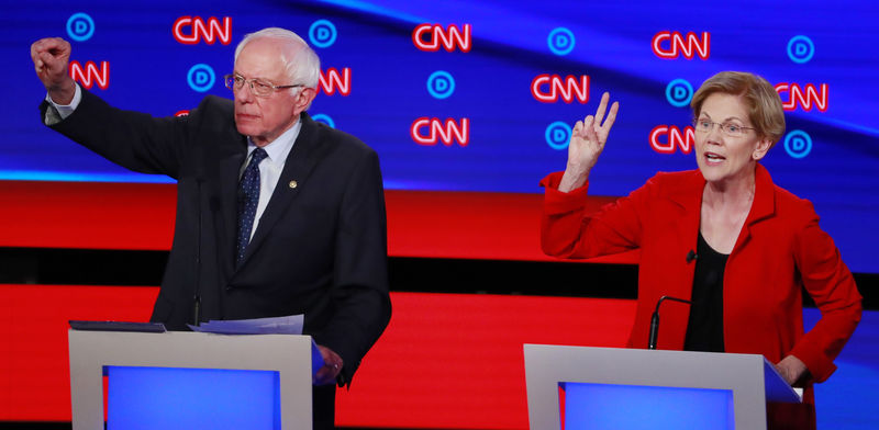 As 2020 race heats up, growing worries Warren and Sanders will split leftist vote