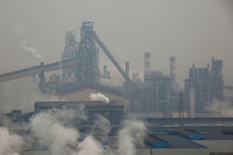 China's July steel output eases on environmental curbs, shrinking margins