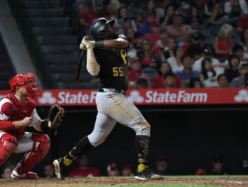 © Reuters. MLB: Pittsburgh Pirates at Los Angeles Angels