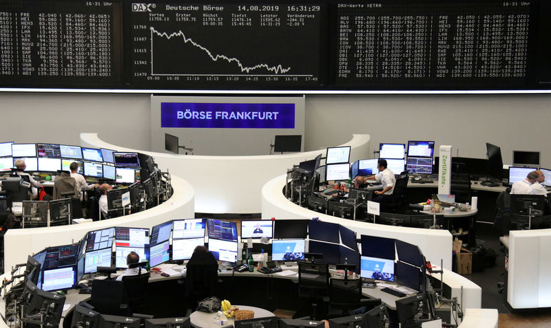 European shares steady after steep sell-off