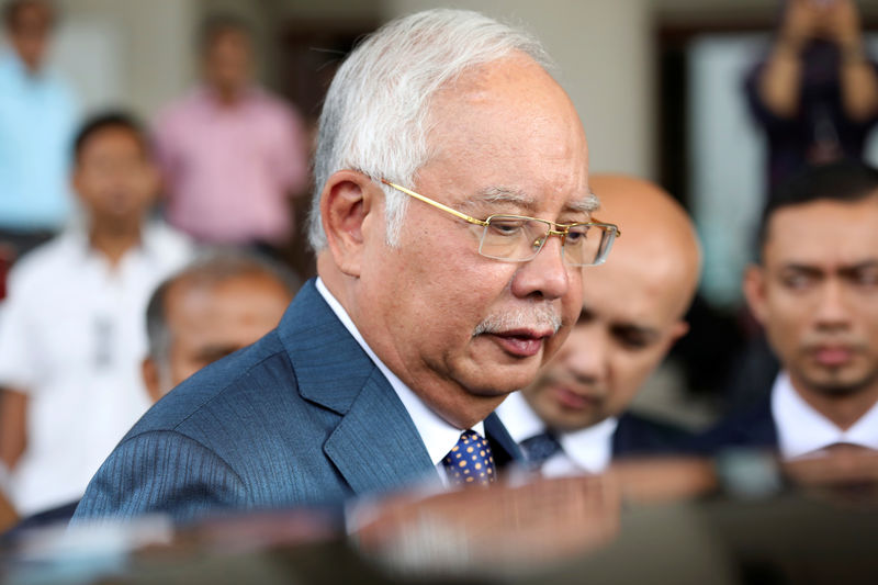 © Reuters. Former Malaysian Prime Minister Najib Razak leaves Kuala Lumpur High Court