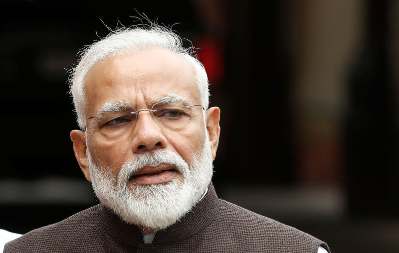 © Reuters. مودي يقول إنه يأمل في اجتماع الهند وأمريكا قريبا لبحث التجارة