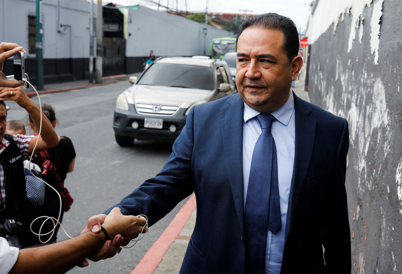 © Reuters. Samuel "Sammy" Morales, hermano y asesor político del presidente guatemalteco Jimmy Morales,  en Ciudad de Guatemala.
