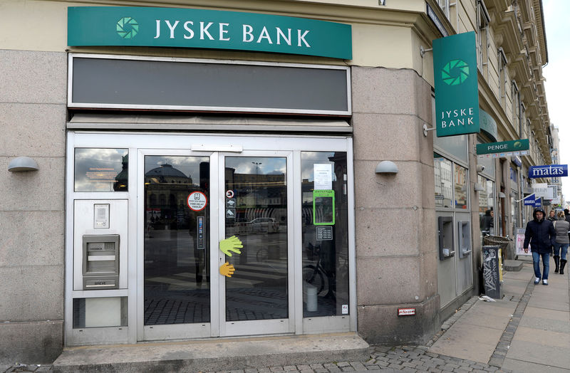Denmark's Jyske Bank to charge wealthy clients for deposits