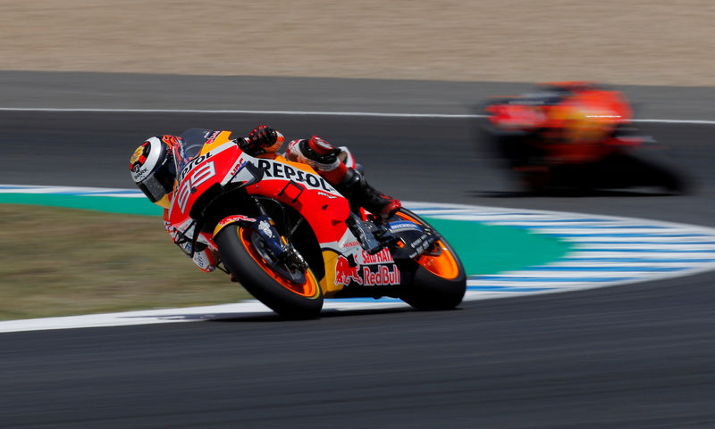 © Reuters. FILE PHOTO: MotoGP - Spanish Grand Prix