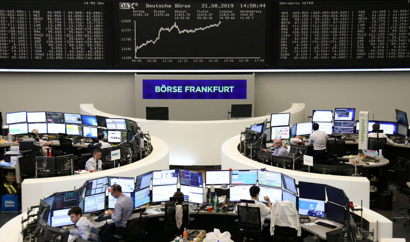 © Reuters. El gráfico DAX del índice de precios de acciones alemán en la bolsa de valores de Frankfurt