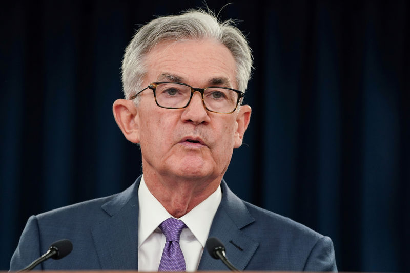 © Reuters. Presidente della Federal Reserve, Jerome Powell a Washington, Stati Uniti.
