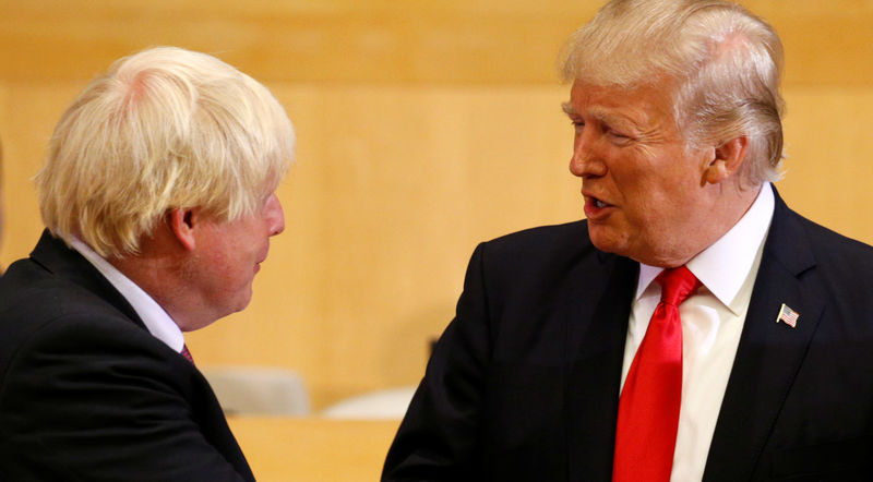 UK's Johnson tells Trump: Lower your trade barriers to seal UK deal