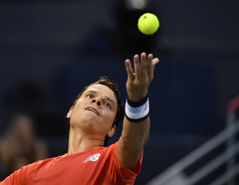Raonic withdraws from U.S. Open with glute injury