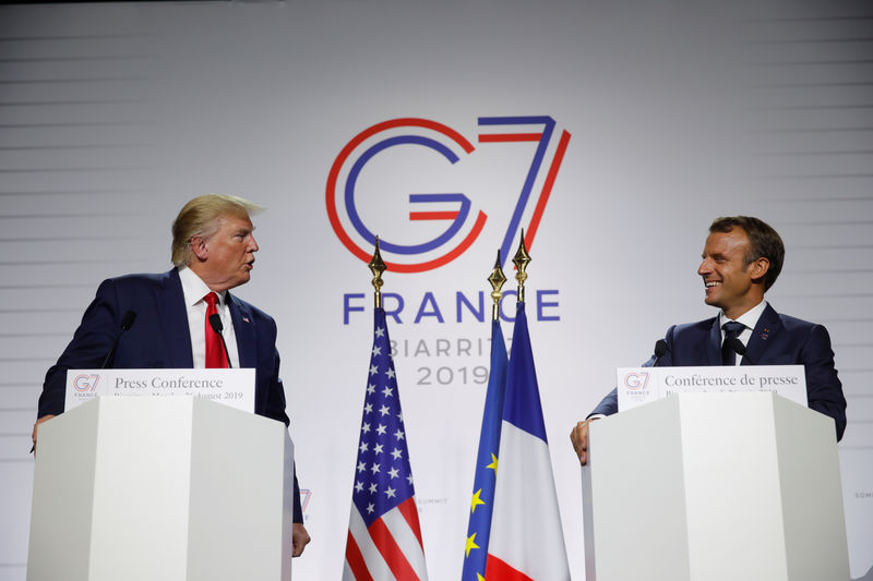 © Reuters. G7 summit in Biarritz