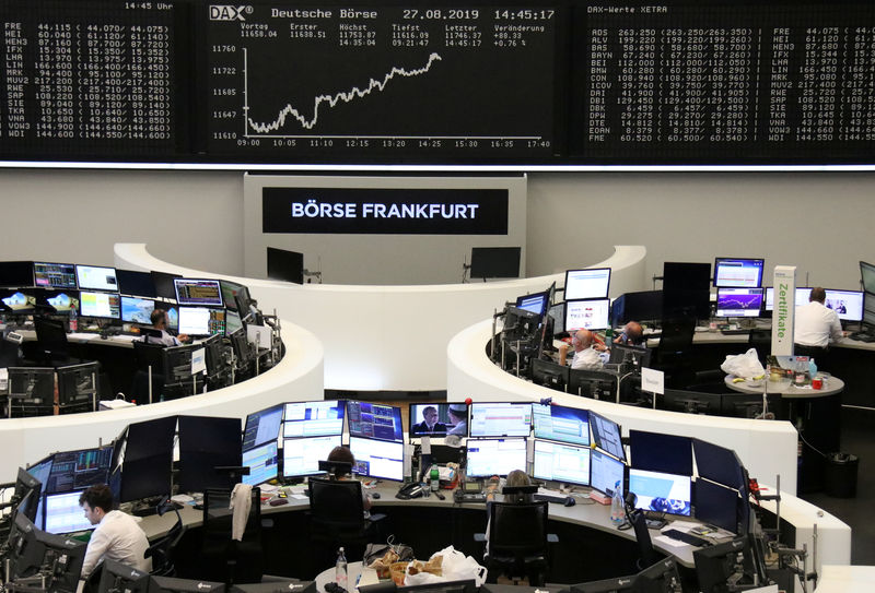 © Reuters. Bolsa de valores de Frankfurt