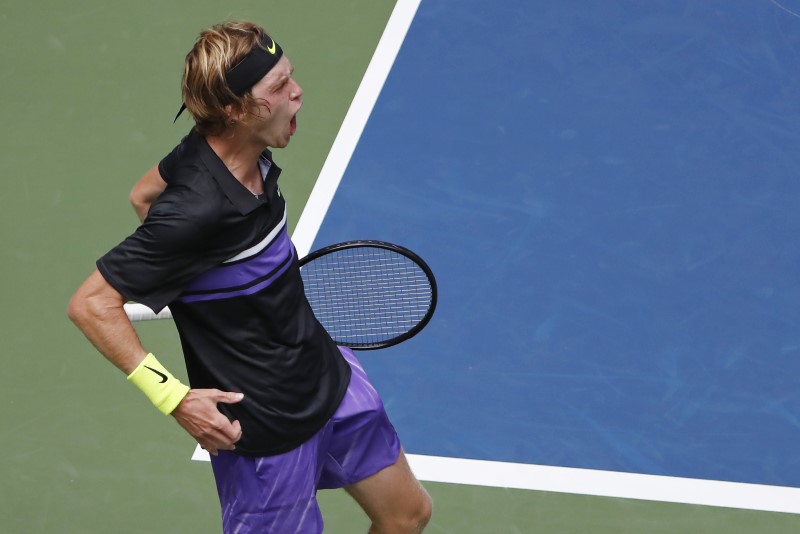 Rublev sends Tsitsipas packing at U.S. Open