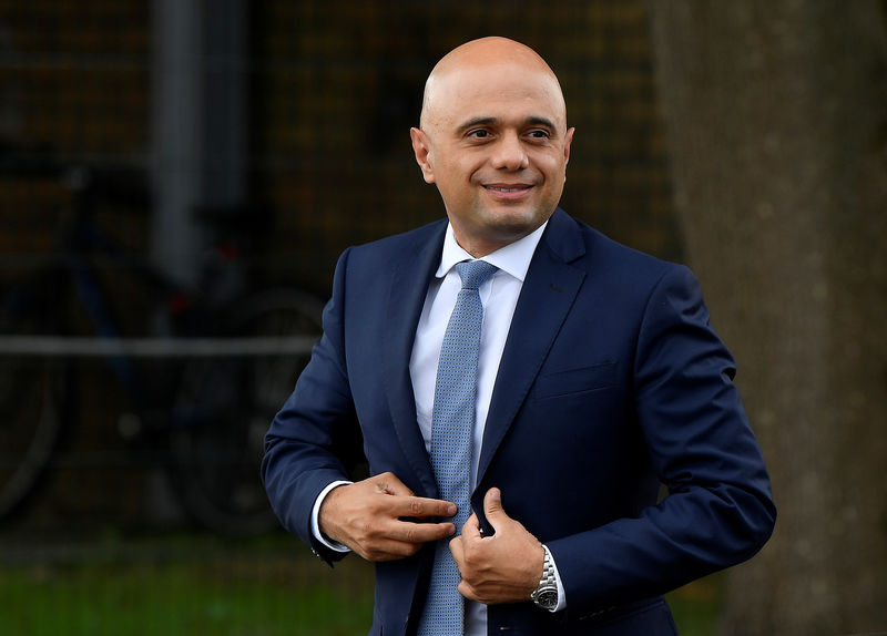 © Reuters. Britain's Chancellor of the Exchequer Javid visits SGS College Filton in Bristol, Britain