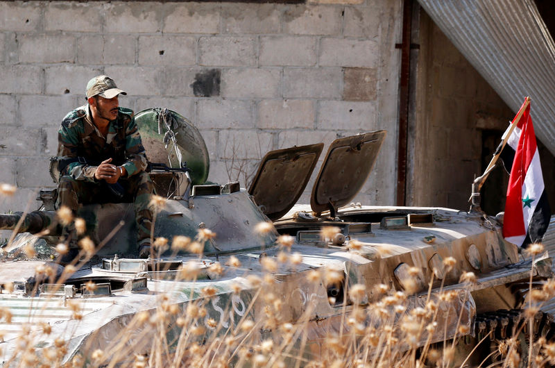 © Reuters. عودة الهدوء إلى إدلب السورية بعد إعلان وقف إطلاق النار