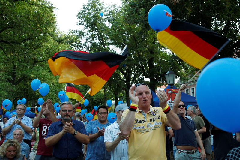 'Earthquake' elections in east Germany could jolt Merkel's coalition