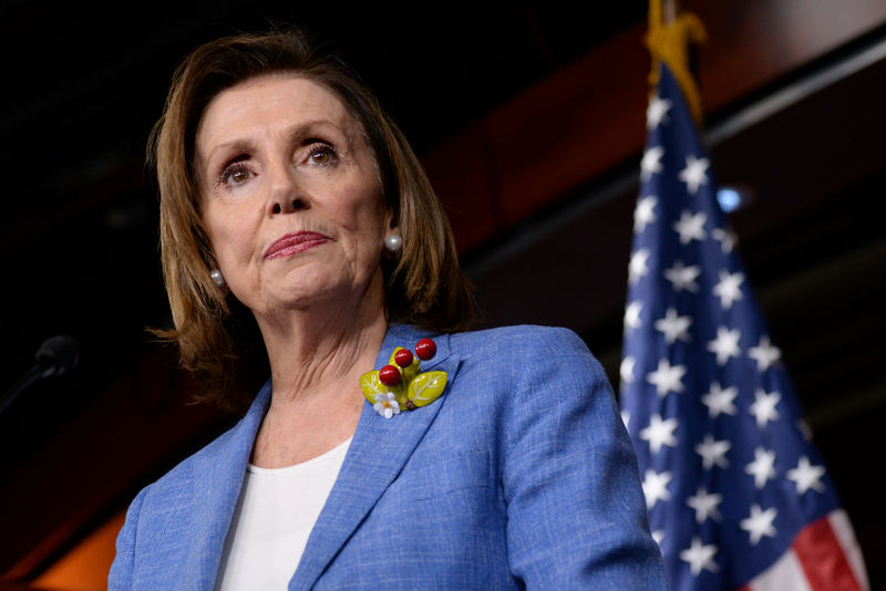 © Reuters. Pelosi holds news conference on Capitol Hill