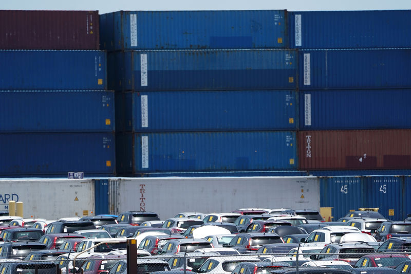 © Reuters. FILE PHOTO: Seaboard containers are pictured in the Port of Miami