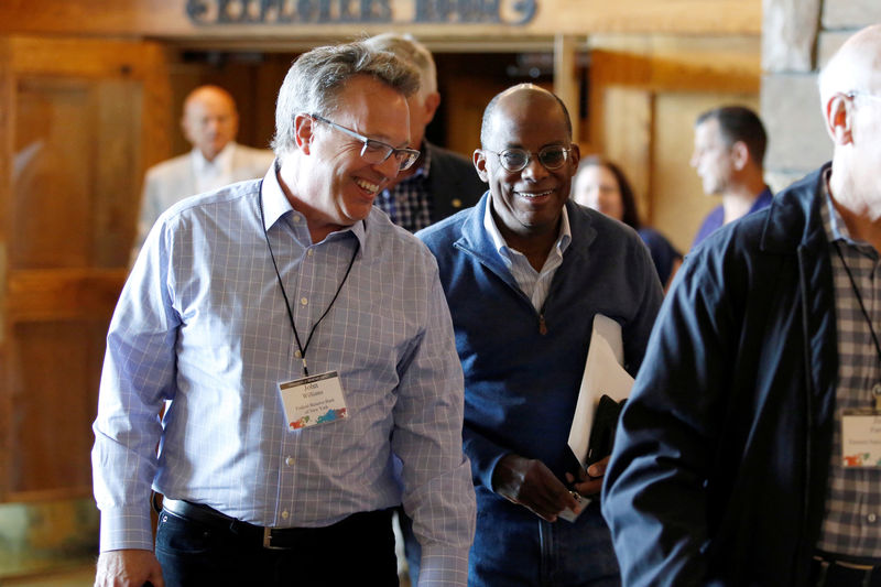 © Reuters. FILE PHOTO: "Challenges for Monetary Policy" conference in Jackson Hole, Wyoming