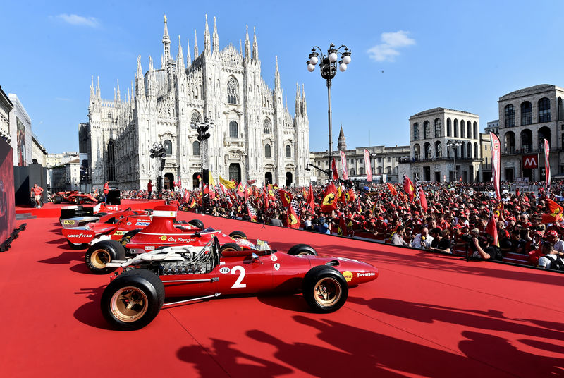 © Reuters. سباق إيطاليا مستمر في فورمولا 1 حتى 2024 على الأقل