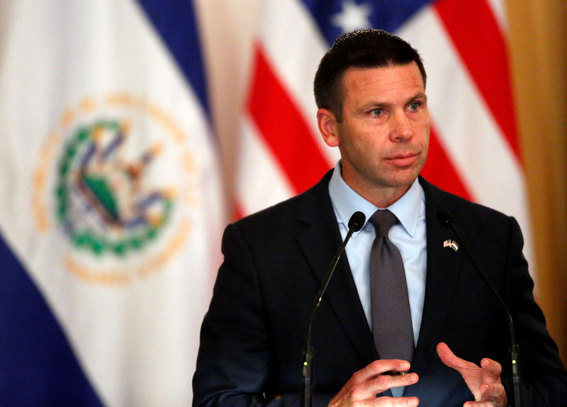 © Reuters. U.S. DHS acting Secretary McAleenan visits El Salvador in San Salvador