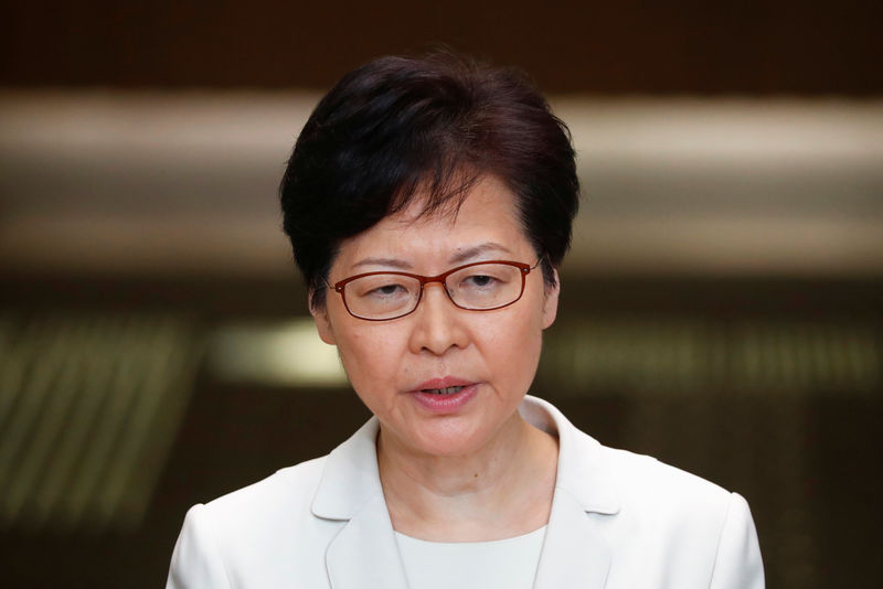 Hong Kong's Lam says hopes extradition bill's withdrawal will help solve crisis