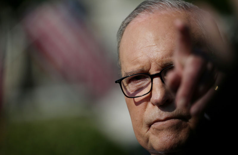 Good if Fed lowers rate in September and October, White House's Kudlow tells Bloomberg